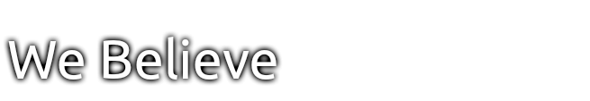 We Believe 